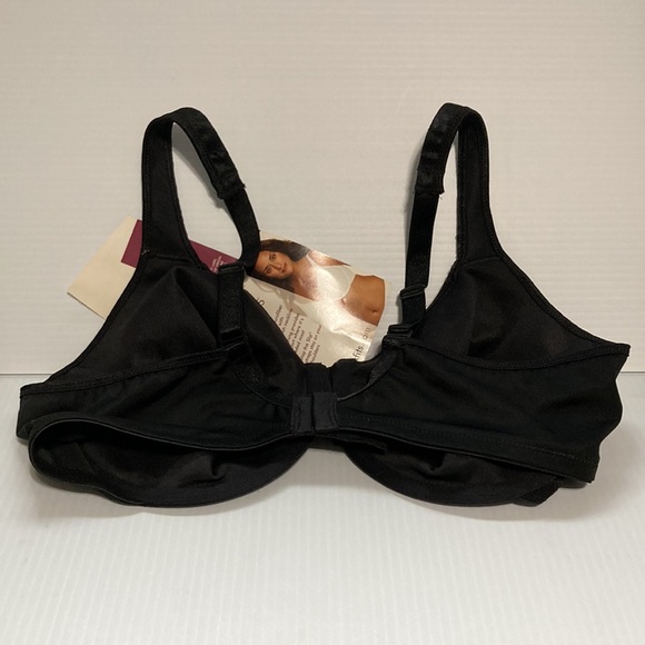 PLAYTEX Secrets Signature Uplift Underwire Black Bra Womens Plus Size 42C - Picture 11 of 14